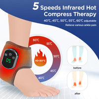 Heated Vibration Ankle Support